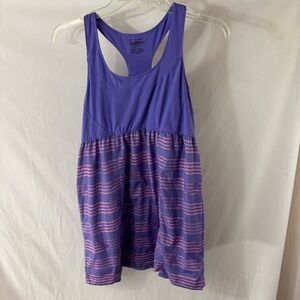 Tek Gear Vibrant Purple Racerback Tunic Tank Top